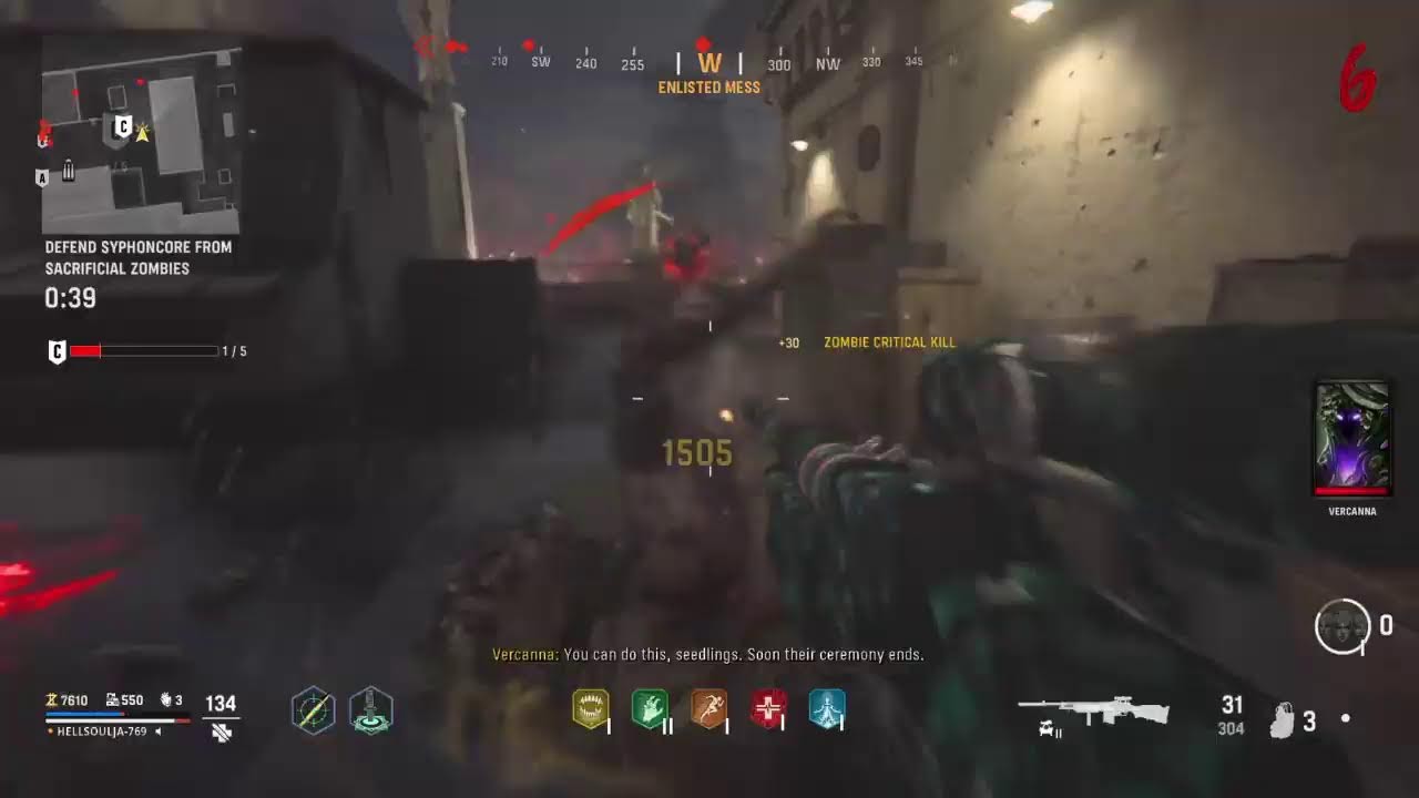 Call of Duty Vanguard Zombies: Der Anfang (The Beginning) Leveling Up Bar AR Pt.5