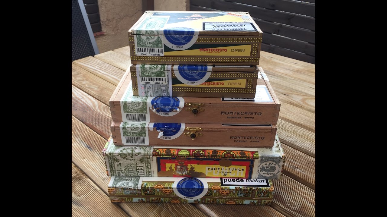 Empty Cuban Cigar Boxes for Sale €3 each & Vintage Cigar Cutter €10