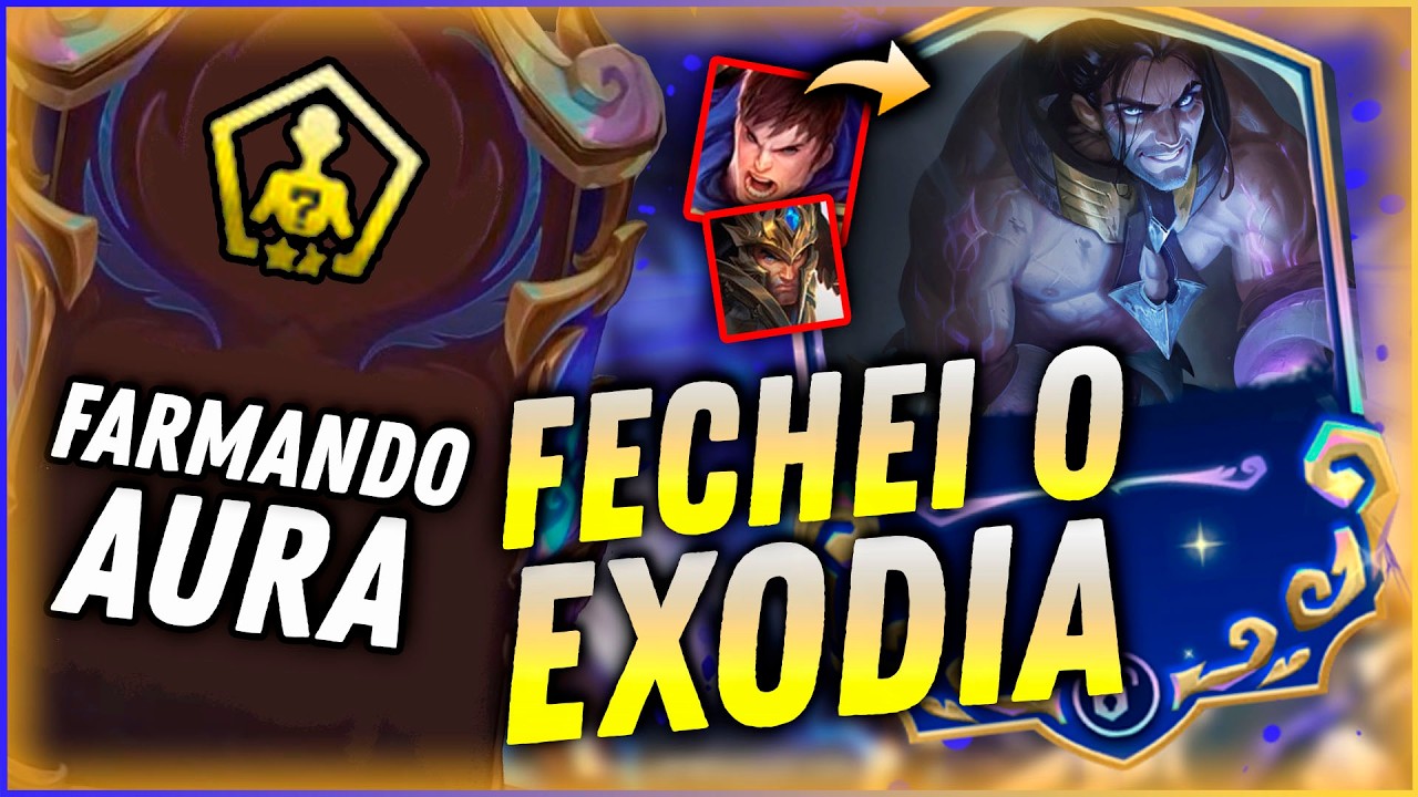 FARMEI AURA E FIZ O EXODIA DOS ARCANISTAS! | Teamfight Tactics