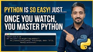 Python for Beginners: The ONLY Video You Need to Master Python #python #foreveryone