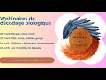 Webinaires de dcodage biologique  marsavril 2024