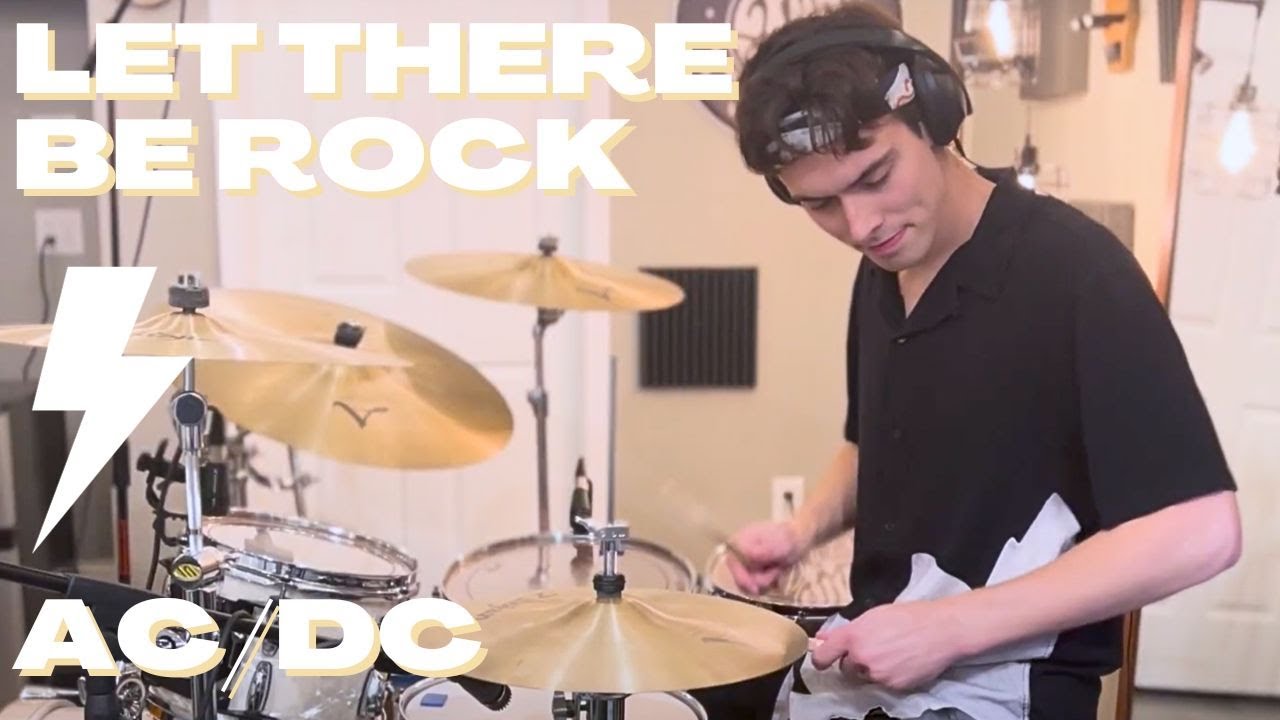 Let There Be Rock AC/DC (Full Drum Cover) - YouTube