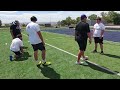 WNMU Camp: 1-on-1 Competition (WR vs. DB, OL vs. DL), June 10, Albuquerque.