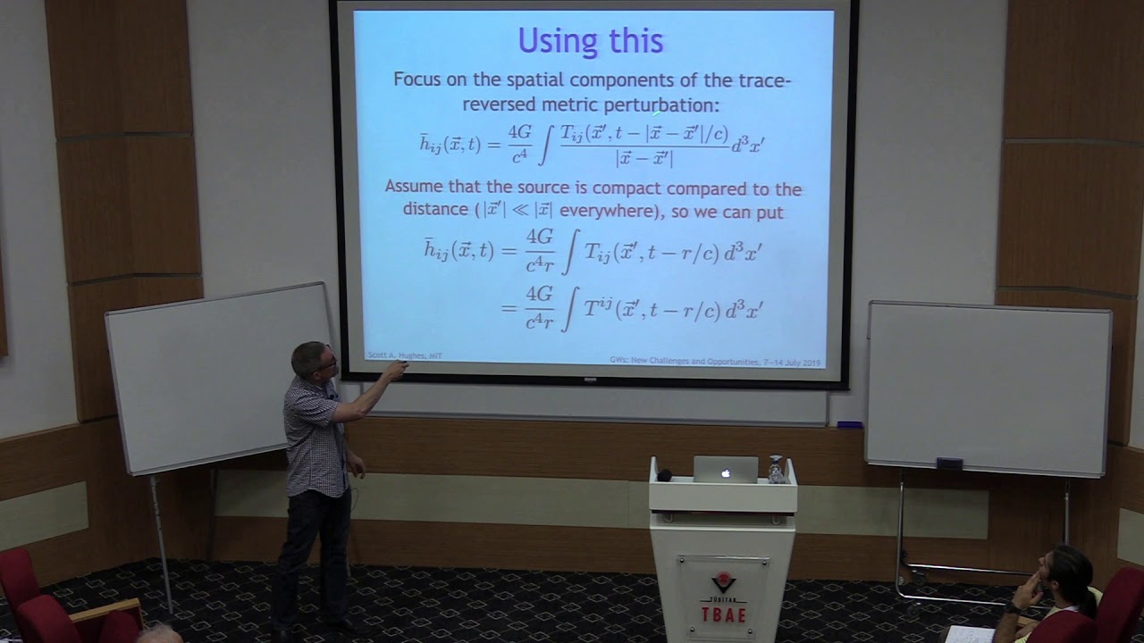 Gravitational Wave Generation- Lecture 2/4 | Scott A. Hughes