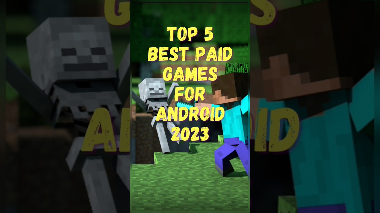 Top 5🤯Best Paid Games For Android 