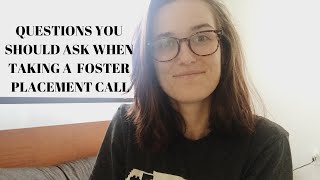 Questions You Should Ask When Taking a Foster Placement Call • Florida Grown Adventure