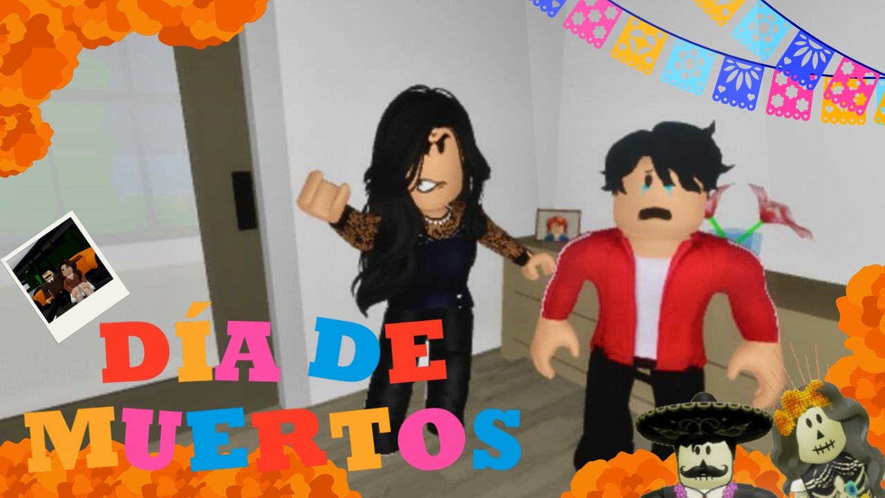 Mi mamá no me deja celebrar el Día de muertos 💀- Historia en Roblox Brookhaven 🏡
