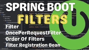 Creating Filters In Spring Boot: A Step-by-step Guide! | @javacodeex