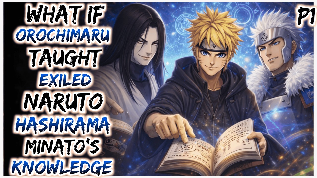what if good orochimaru taught exiled naruto minato and tobirama's knowledge?