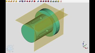 картинка: 26. FreeCAD 1.0  Опорная плоскость. Разрезать тело в Part Design. Экспорт-импорт в формате STEP