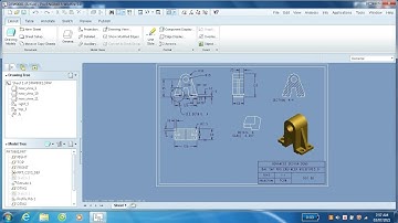 BÀI 4 .HƯỚNG DẪN XUẤT BẢN VẼ KỸ THUẬT DRAWING CƠ BẢN VÀ ĐẦY ĐỦ TRONG PRO ENGINEER 5.0