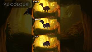 Wolf Tail Animation Process Comparison