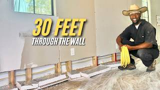 How We're Routing Electrical Wire Behind Drywall For Our Tiny House AC Mini Split Unit | DIY | Ep 70