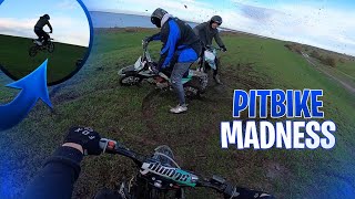 *I CRASHED HARD* PITBIKE MADNESS