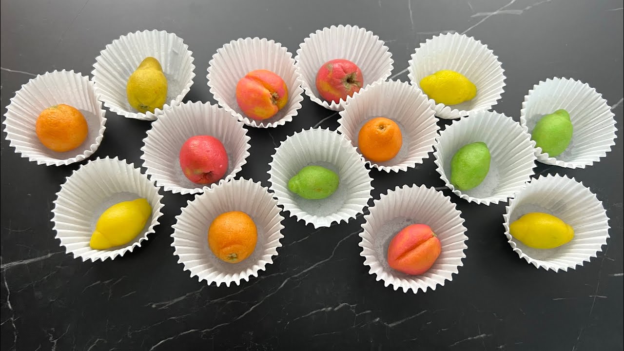 How to Make Marzipan Fruits