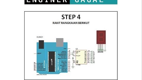 Cara membuat seven segment di proteus menggunakan arduino