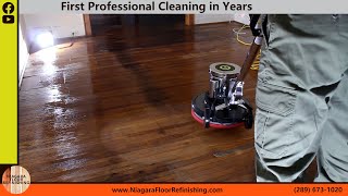 Deep Cleaning of Old Hardwood Floors