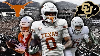 DeAndre Moore Texas Highlights 🔥 New Colorado Receiver 