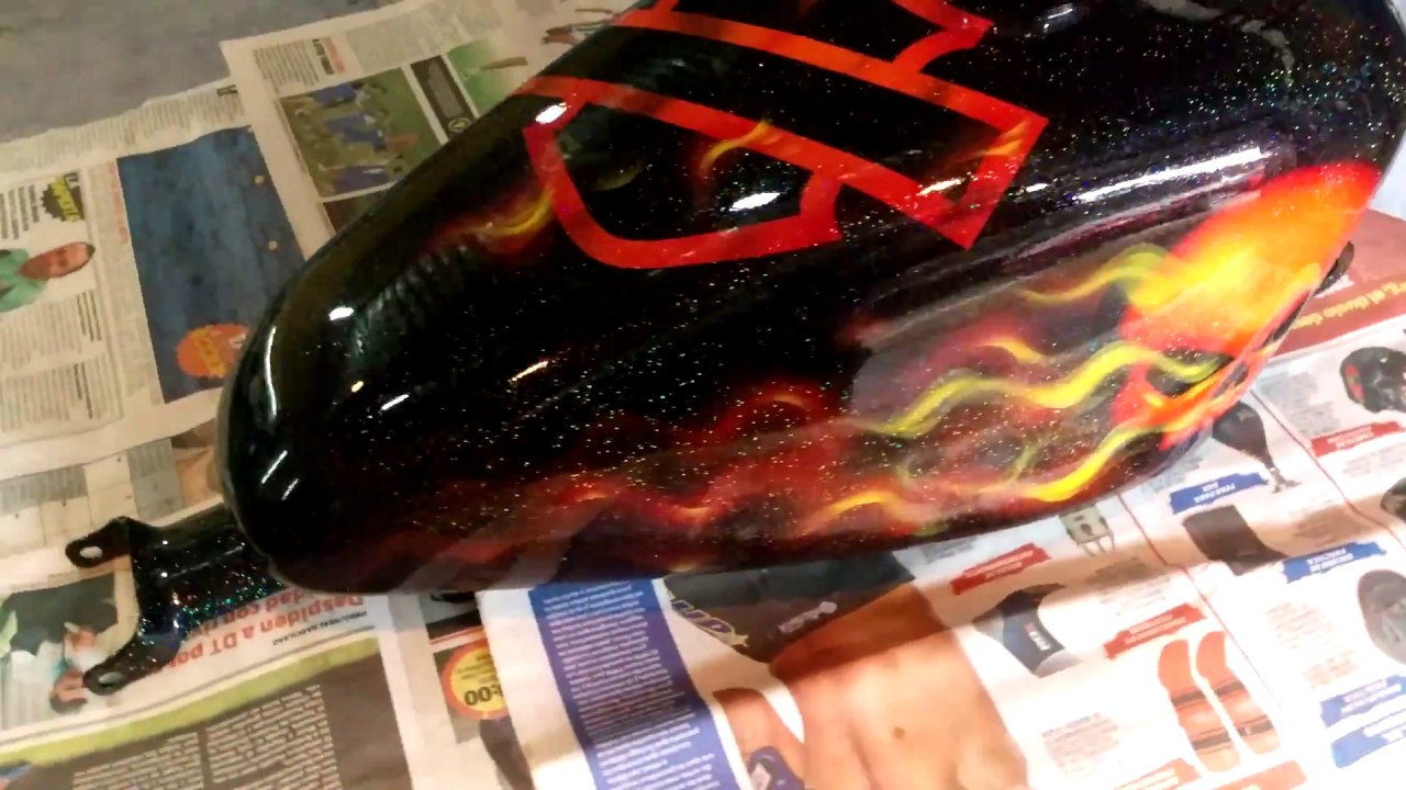 Harley Davidson IRON 883 - Custom Paint Job, Holographic Clear - XTREME CUSTOM - MAC TUNING