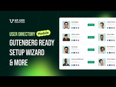 Modern User Directory for WordPress | WP User Frontend