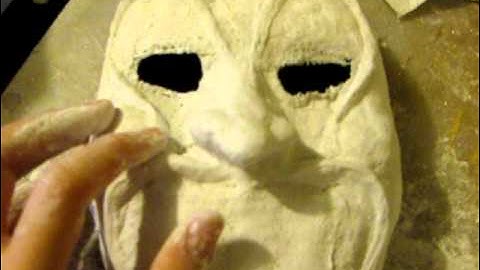 How to Make a Mask (Plaster Cloth Method) Part 3