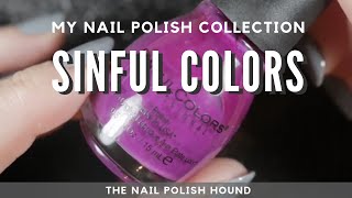 My Nail Polish Collection | Sinful Colors (August 2019)