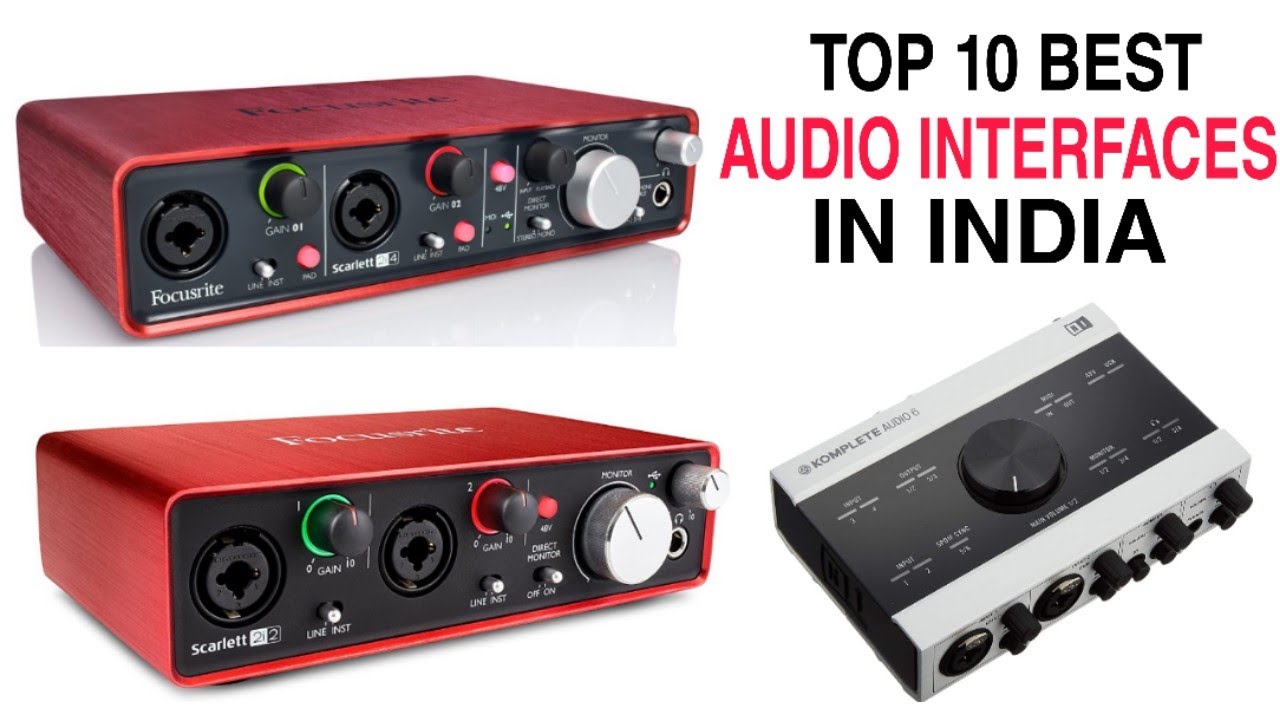 Top 10 Best Audio Interfaces In India With Price 2023 YouTube