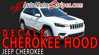 T HAWK Jeep Cherokee Stripes, Jeep Cherokee Decals, Jeep Cherokee Vinyl Graphics Kits by AMS