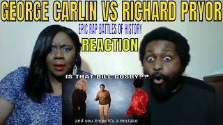 ERB - George Carlin vs Richard Pryor. Epic Rap Battles of History REACTION