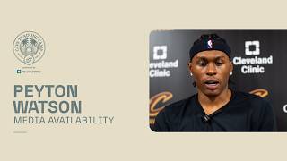 Cavs Training Camp | Peyton Watson Media Availability | 10.02.2026