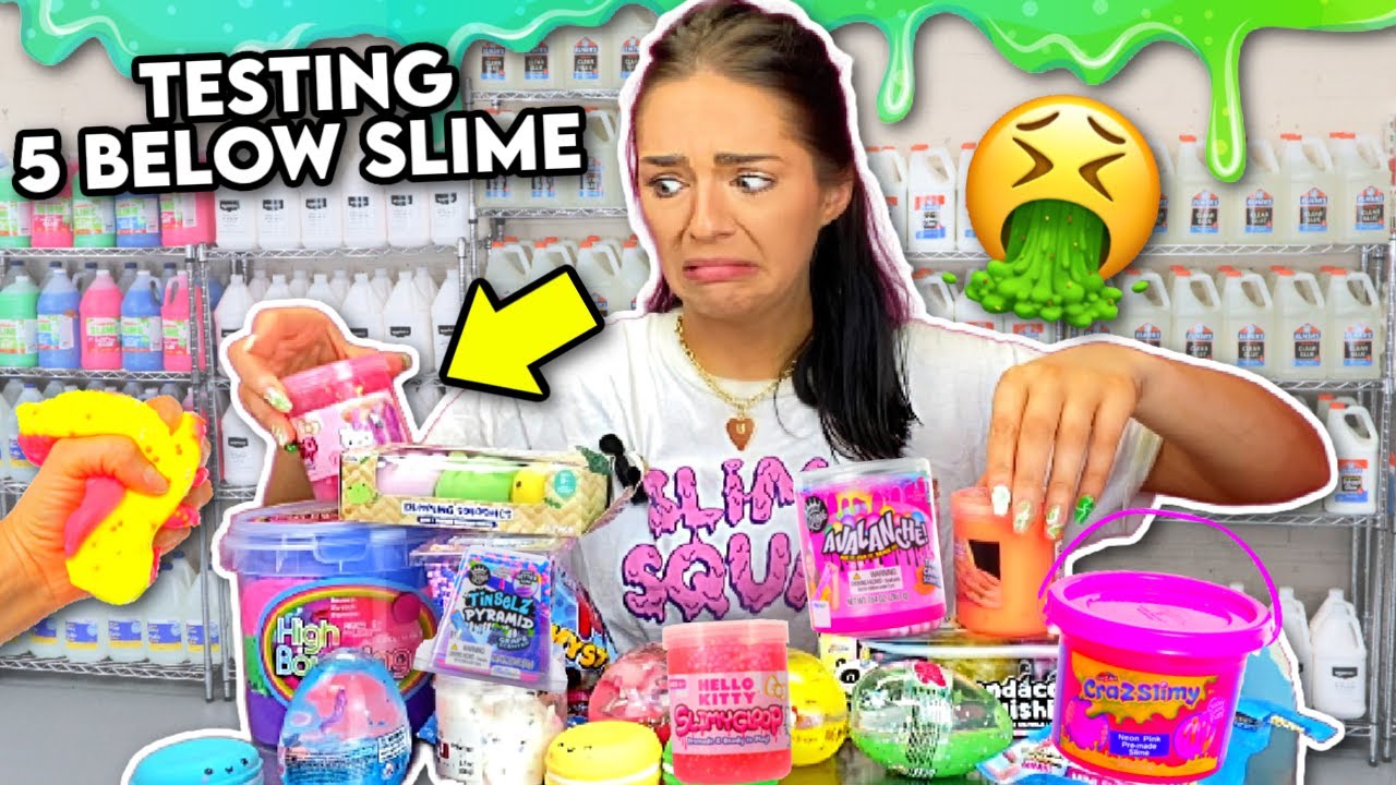 Testing Slime from 5 BELOW🤮 ....yikes *this is really bad*