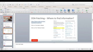 ODA Live - Let's Talk Patching