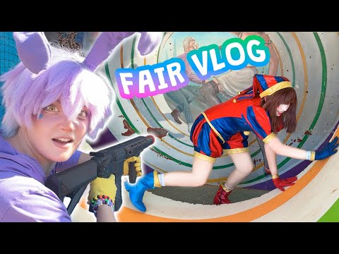 Jax gets RAGE BAITED at the Fair | Cosplay in Public VLOG | The Amazing Digital Circus
