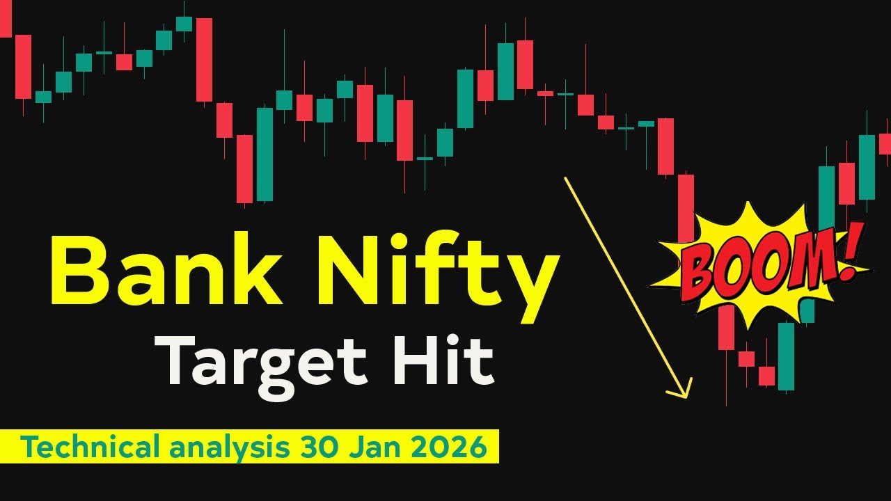 Bank nifty 5 minit technical analysis 30 jan 2026