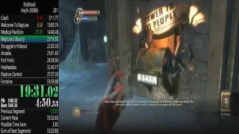 BioShock - Speedrun (Any%360) in 48:08 (Former WR)