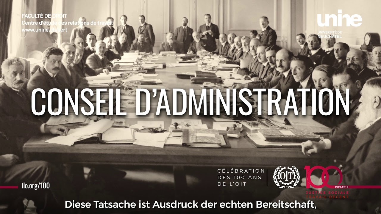 100 ans de l'OIT: vidéo réalisée par des étudiant-e-s de la Faculté de droit