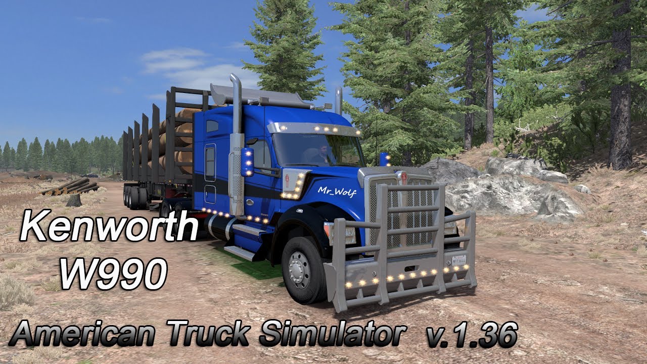 ✓American Truck Simulator | ATS Mods 1.36 🚛 Kenworth W990 Harven ATS 1.36✓