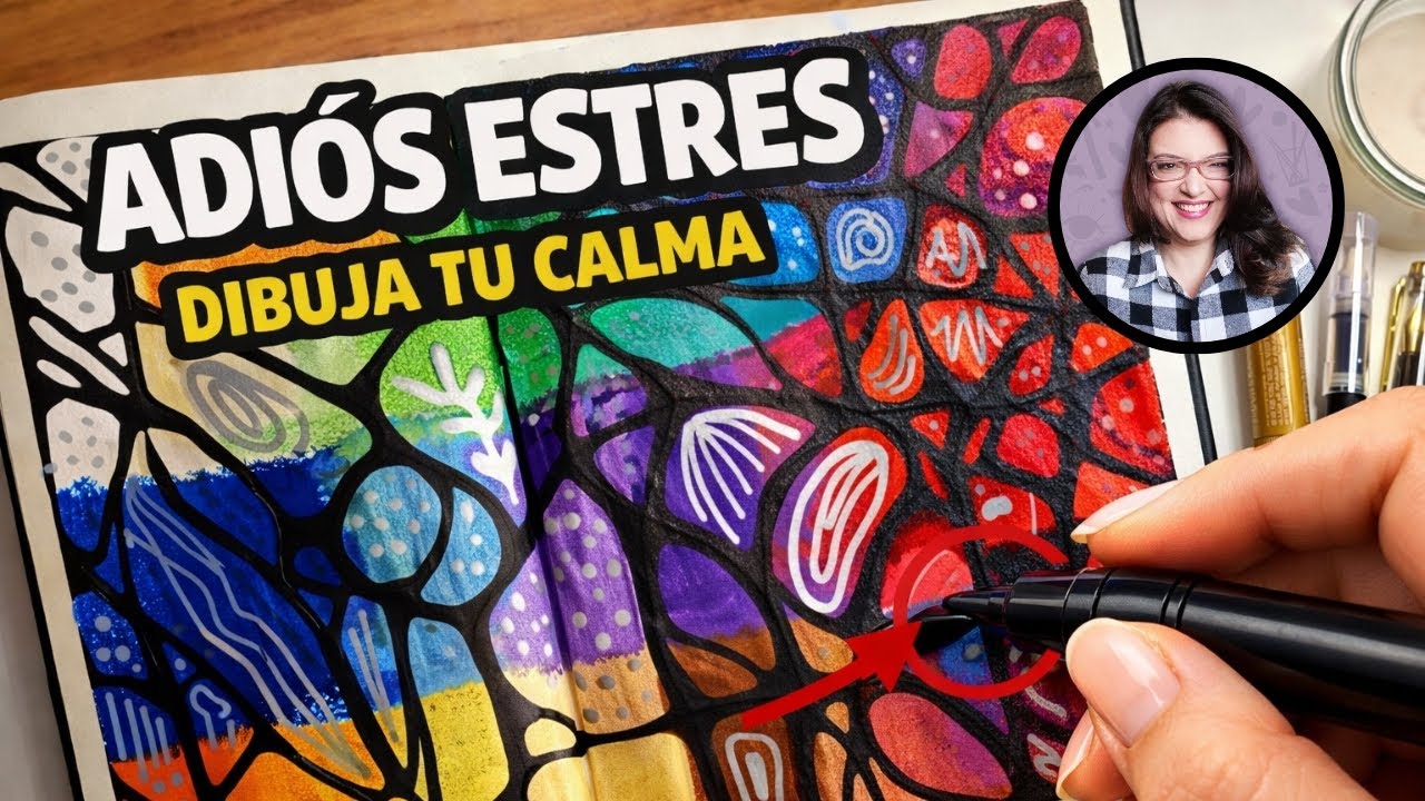 Dibuja tu calma: Práctica de Arte Neurográfico para principiantes | Arte relajante