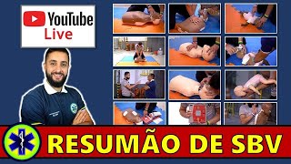 LIVE: RESUMÃO COMPLETO DE SUPORTE BÁSICO DE VIDA (SBV) - TUDO O QUE VOCÊ PRECISA SABER