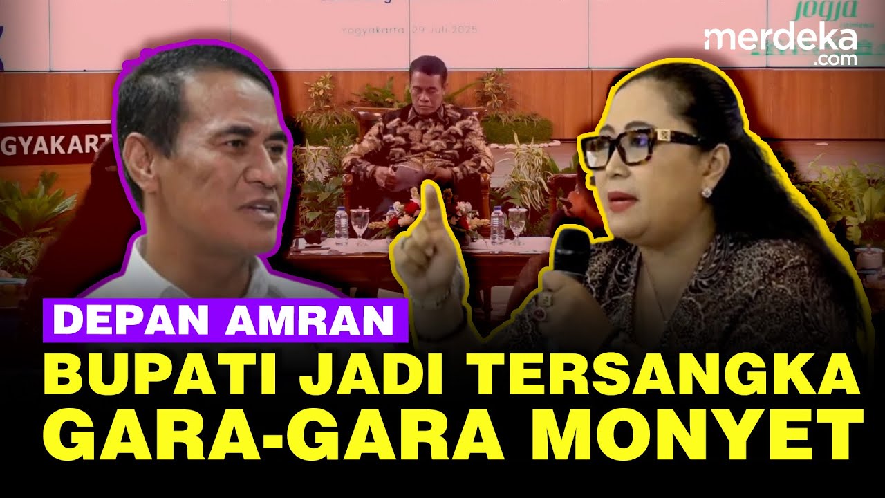Bupati Gunung Kidul Ngadu ke Amran, Jadi Tersangka Gara-Gara Monyet Ekor Panjang