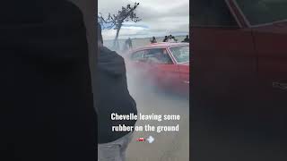 BURNOUT!!! 1971 Chevelle leaving mark 😯😲 #Shorts #shortsvideo #ShortsFeed #ShortsToutube