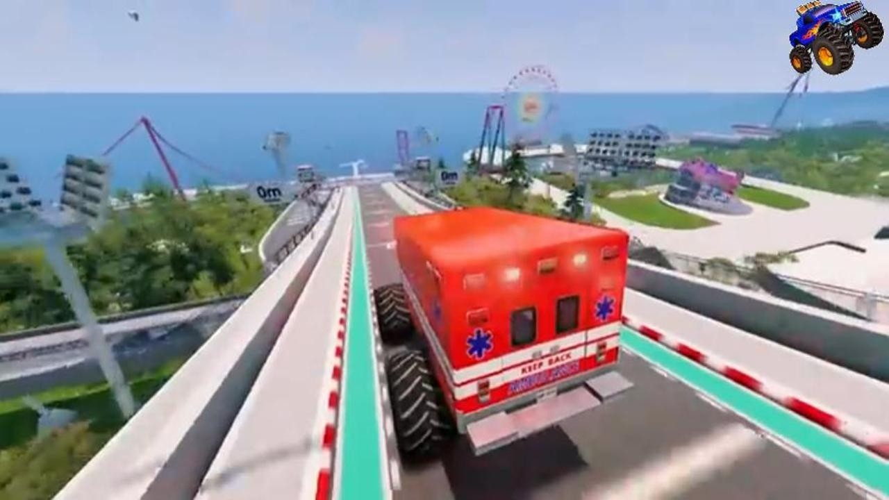 Monster Truck Racing | Dev kamyonlar Yarışı | Hot Wheels Part 3