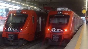 [CPTM] Série 8000 (S080) Chegando na Estação Suzano - Linha 11 Coral