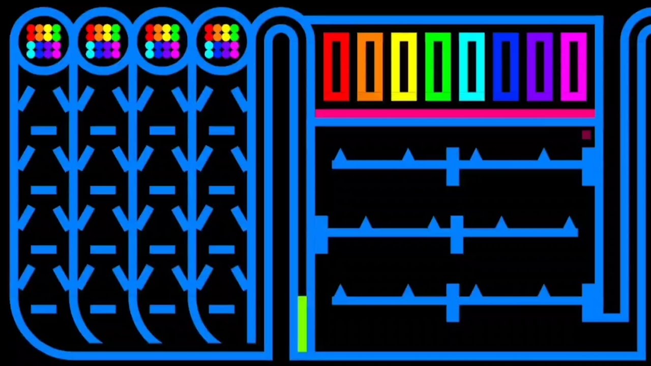 The team marble race in Algodoo 6