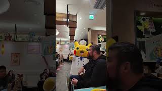 Pikachu comes out to visit Pokémon Cafe Osaka