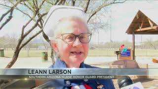 Nurses unveil new bench at Brandi Fenton Park