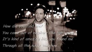 Matt Cardle - Amazing (Lyrics On Screen)
