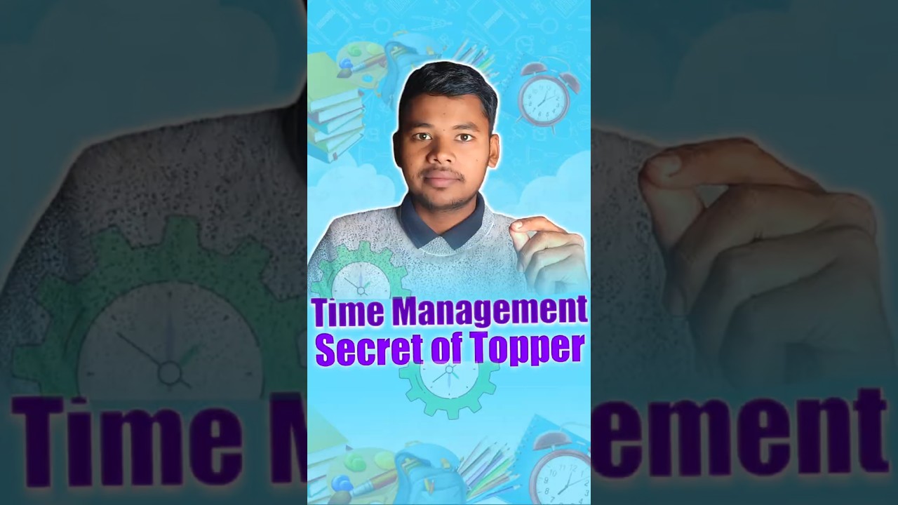 Secret of Topper time Management 