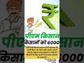 PM Kisan 22वीं किस्त | 13 मार्च को ₹2000 ट्रांसफर | किस किसानों को मिलेगा पैसा | बड़ी अपडेट #shorts