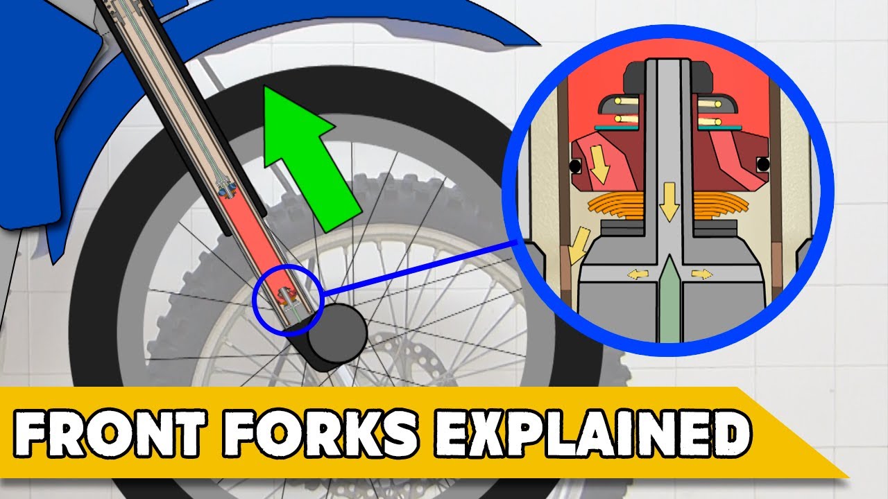 How cartridge front forks work